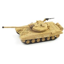 레프리카 1/72 IR 배틀탱크 RC Iraqi T-72M1 RC 탱크 WTS100738TAN, 혼합 색상