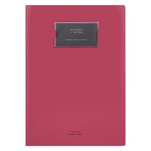데얼스 A4 L 홀더 파일, 마젠타, 1개
