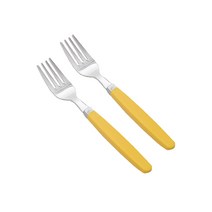 픽미 컬러 베이직 아동 포크만, 머스타드, 2개입