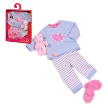 오지돌스 실내복 인형소품 세트, 혼합 색상