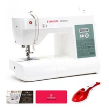 싱거 6199 재봉틀 + 수강증 + 스팀다리미, SINGER 6199(재봉틀), DWI-SH1000(스팀다리미), 혼합 색상