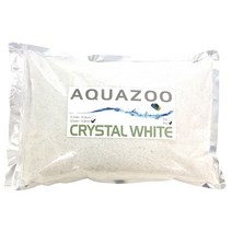AQUAZOO 어항용 바닥재 0.5~0.8mm 4kg, CRYSTAL WHITE, 1개