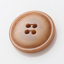 HR빅버튼 디테 단추 23mm, 다크베이지, 12개입