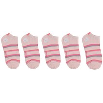 미치코런던 여성용 링글 스니커즈 양말 5p