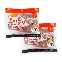 호시탐탐 모이스트 애견간식 져키 600g, 오리고기 버거, 2개입