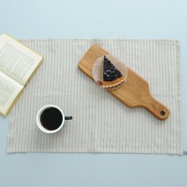 하임앤하임 린넨핸디체크 키친크로스 4종 60 x 40 cm, 레드 스트라이프, 1개