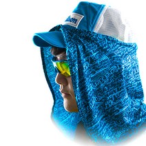 타이트엔드 유커츠 햇빛차양막 모자용, 블루