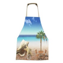 스토어33 해변가 키친 앞치마, E, 1개