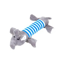 에이프릴16 반려동물 봉제인형 장난감, 줄무늬코끼리, 1개