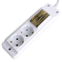 현대일렉트릭 고용량 멀티탭 2구 누전 HT190, 1.5m, 1개