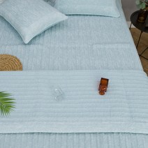 까사엘 인견홀짝누비 이불, 민트