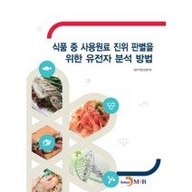 식품 중 사용원료 진위 판별을 위한 유전자 분석 방법, 진한엠앤비