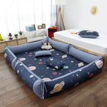 이블랑 범퍼쿠션 소형 4p + 대형 2p + 카페트 대형, 플래닛 네이비