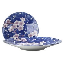 헨느 꽃망울 접시 24cm, 2개입, 접시 2p