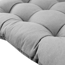 바자르 몽대리 워싱 사각 펫방석, 연그레이