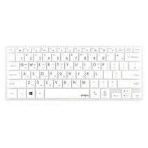 파인피아 삼성 노트북용 문자인쇄 키스킨 SS25번 NT900X3L/NT901X3L/NT900X3P, 화이트, 1개