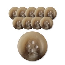 패션포인트 브레인단추 23mm, LBG, 10개입