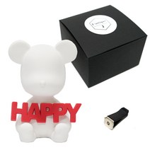 라띠크제이 러블리 석고방향제 해피 화이트, 클린코튼