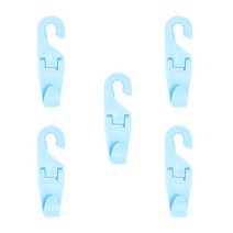 앤티스 차량용 의자 후크 걸이, 5개입, 블루