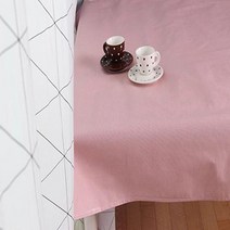 맘스아트 방수 식탁보, 모던핑크, 6인(105 x 195 cm)