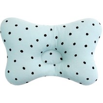 리틀미 면 클린 브리즈 매쉬 유아 짱구베개, 블루도트