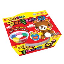 도너랜드 꼬마클레이 미니 6색 세트, 혼합 색상, 65g