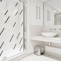 디자인수풀 북유럽 스타일 샤워 윈도우 시트지, SW 551
