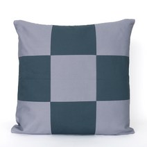 나비손길 고급 바둑사각패치 방석 목화솜포함