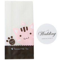 황씨네도시락 M봉투 강아지 50p + 스티커 웨딩 스티커 50p, 1세트