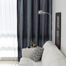 아포아룸 모노 벨벳커튼 아일렛형