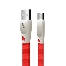 MUJU USB 3.0 3A 마이크로 5핀 고속충전케이블 MJ-60, 레드