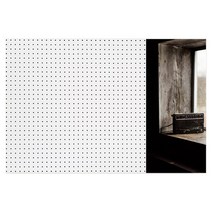 앤비커머스 인테리어 타공판 라디오AA 우 WHITE, 1개