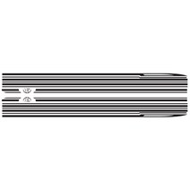 아이스타라인 VIP 럭셔리 튜닝 라인 스티커 596, 타입 1 검정, 1개