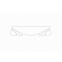 헥시스 쉐보레 카마로 SS 2018 PU HFM STRAIGHT WRAPPED PPF보호필름, 1개