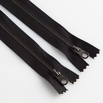 이지텝 5호 엔틱 지퍼 63.5cm 라운드, 블랙, 2개입