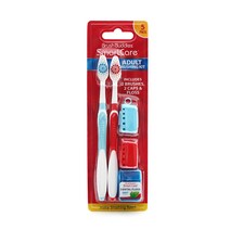 브러쉬버디즈 스마트케어 칫솔세트 칫솔 2p + 칫솔캡 2p + 치실, 1세트