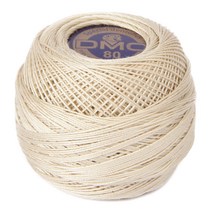 DMC 19번사 80 태팅 자수 레이스실, 3033번, 90m