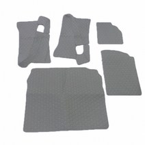 JIAODIAN 프리미엄 퀼팅 트렁크 매트 그레이, 지프, Wrangler (2008~2010)