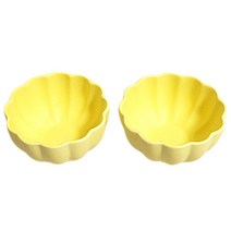 푸코 매트 플라워볼 C057, 옐로우, 2개입