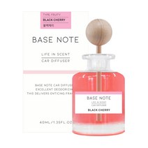 베이스노트 차량용 디퓨져 40ml, 블랙체리, 1개
