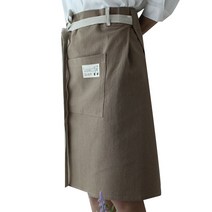 골드얀 데일리 허리 앞치마, 브라운, 1개