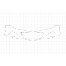헥시스 쉐보레 크루즈 LS 2018 PVC재질 BUMPER A형 범퍼 PPF보호필름, 1개