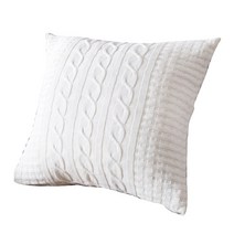 에이프릴16 북유럽 니트 꽈배기 격자 쿠션커버