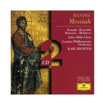 GEORGE FRIDERIC HANDEL - MESSIAH / KARL RICHTER EU수입반, 2CD