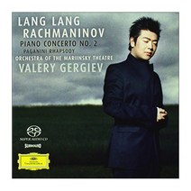 SERGEI RACHMANINOV - PIANO CONCERTO NO.2 & RHAPSODY ON A THEME OF PAGANINI/LANG LANG VALERY GERGIEV SACD HYBRID EU수입반, 1CD
