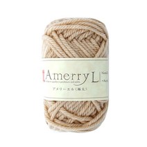 하마나카 아메리L 울 뜨개실, 베이지 102, 50m