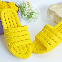 오가닉리빙 다용도 미끄럼방지 실내화, 옐로우