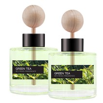 더허브샵 바이향 오토모티브 차량용 디퓨져 50ml x 2p 세트, 그린티