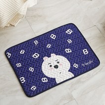 바이데코 순면 워싱 발매트, 비패밀리 네이비