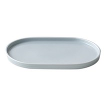 [아트박스 POOM/하우밍] 바일레 타원접시, 1개, 대(286 x 175 x 20 mm), 포그블루